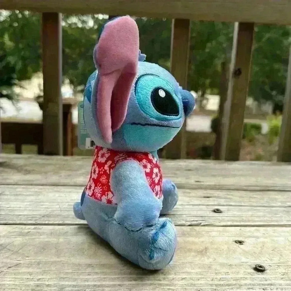 DISNEY Stitch Hawaiian Shirt Plush Toy 9" - Picture 8 of 11